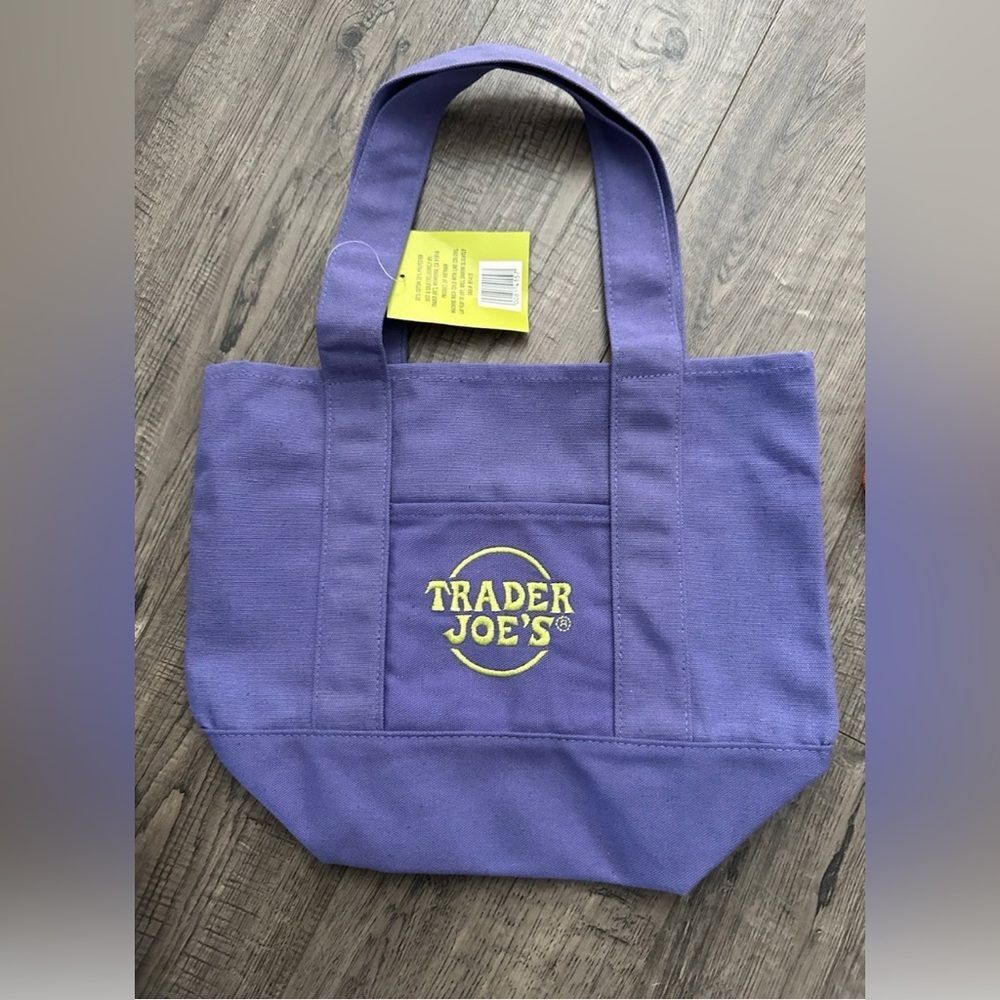 Trader Joe's LOT Of 4 Limited Trader Joe's Mini Halloween Canvas Tote Bag! New! - Picture 5 of 7